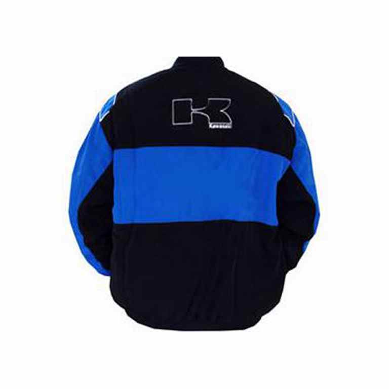 Kawasaki Motorcycle Jacket Black and Blue