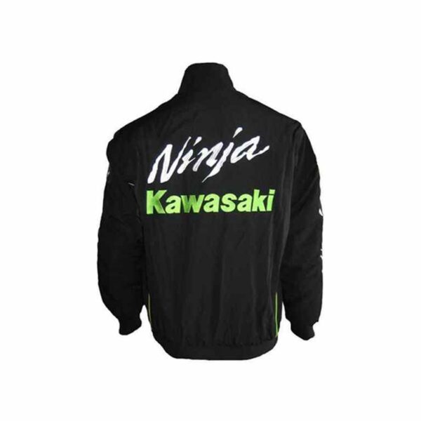 Kawasaki Motorcycle Racing Jacket Black