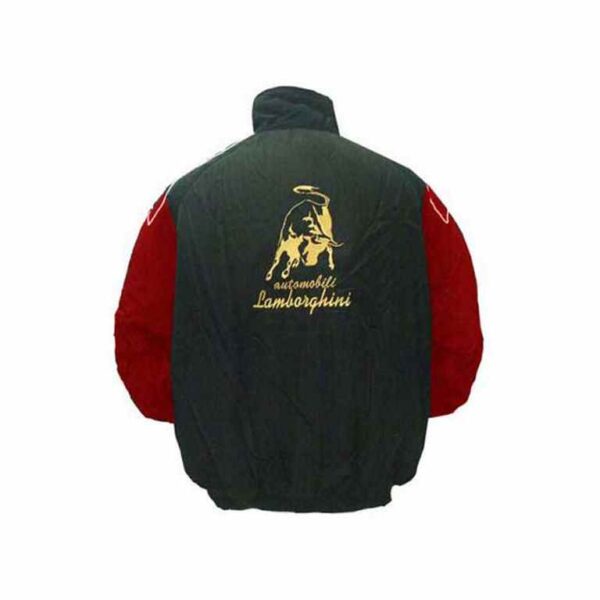 Lamborghini Racing Jacket Black and Red