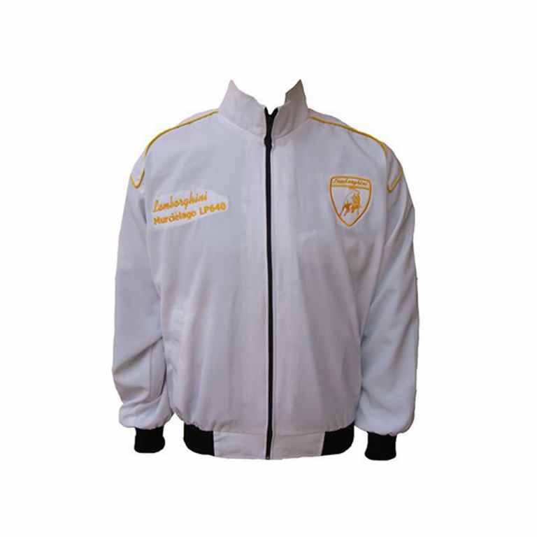 Lamborghini Racing Jacket White – Jackets and Shirts