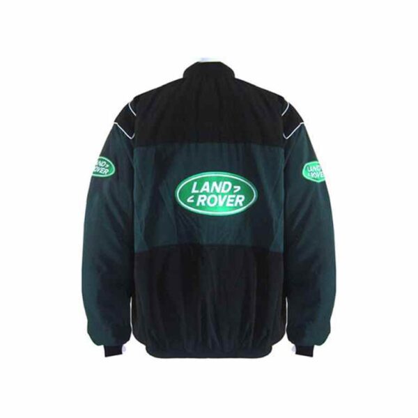 Land Rover Dark Green and Black Racing Jacket Coat