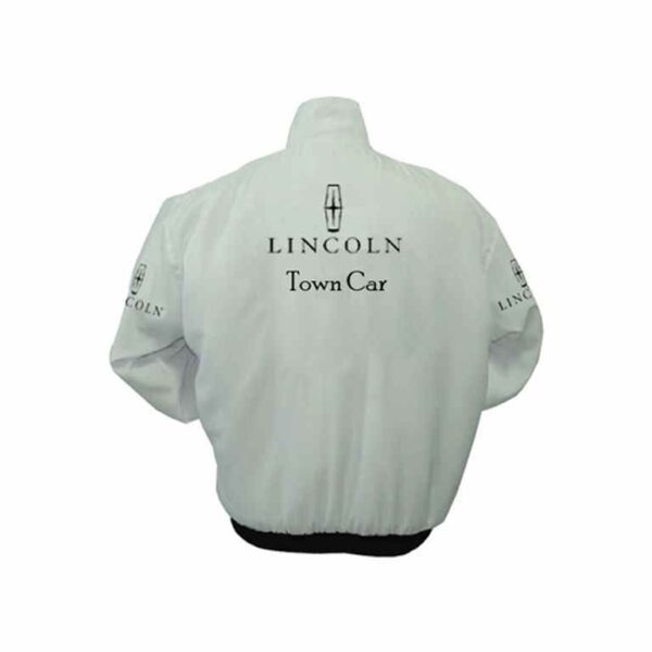 Lincoln Town Car Racing Jacket White