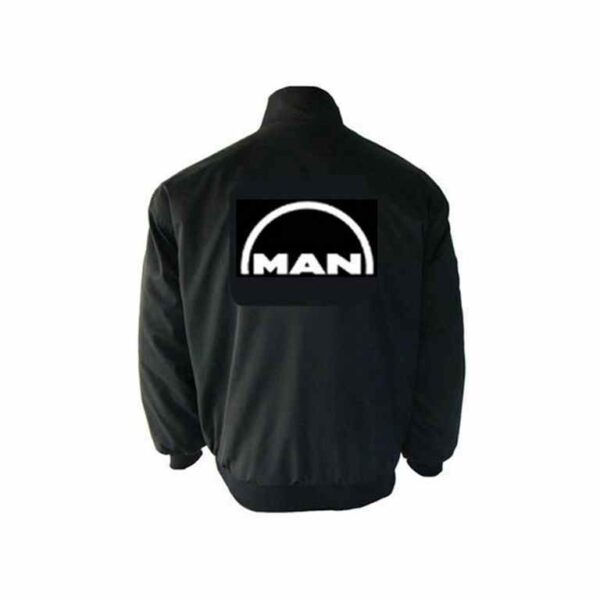 Man Racing Jacket Black