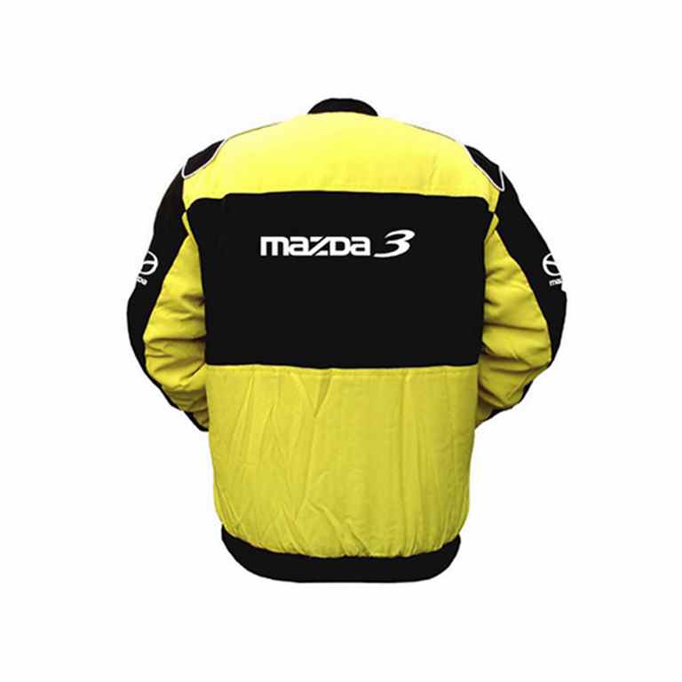 Mazda 3 Racing Jacket Yellow and Black