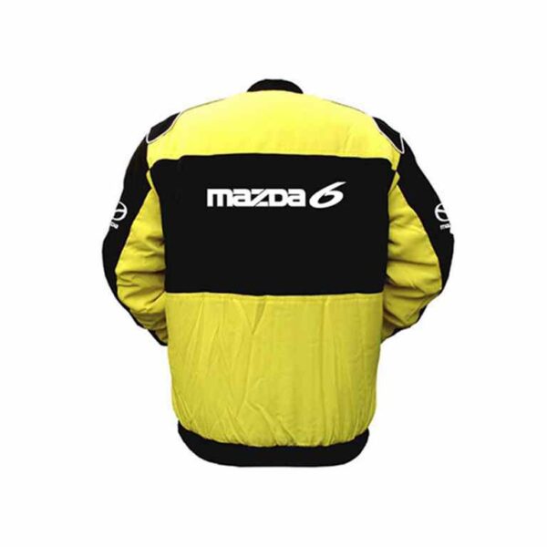 Mazda 6 Racing Jacket Yellow and Black