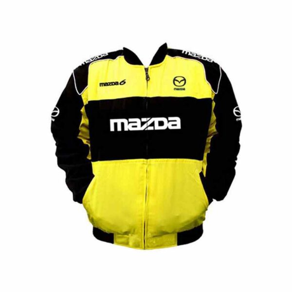 Mazda 6 Racing Jacket Yellow and Black