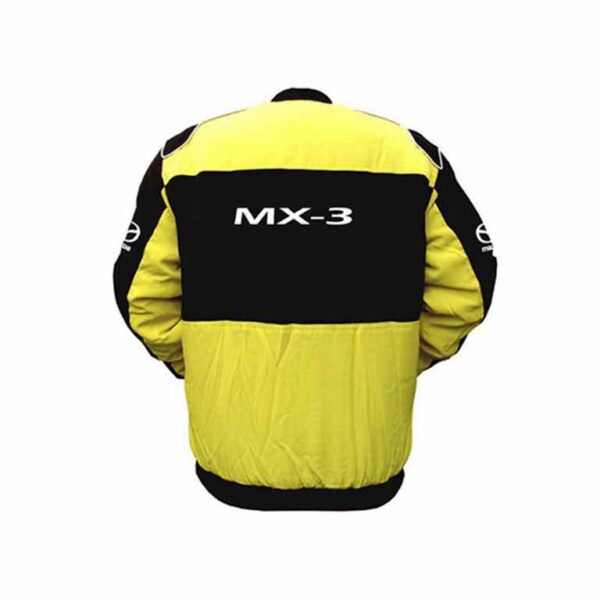 Mazda MX-3 Racing Jacket Yellow and Black