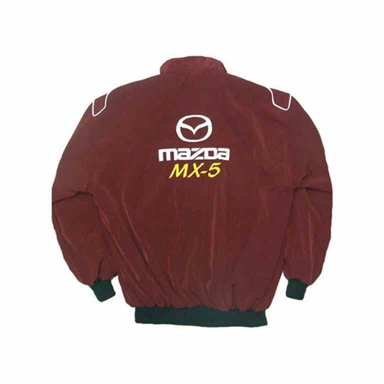 Mazda MX-5 Miata Racing Jacket Maroon