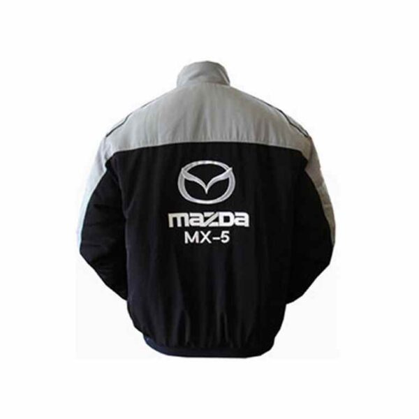 Mazda MX-5 Racing Jacket Gray and Black