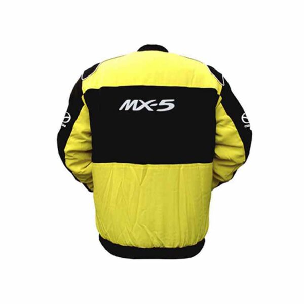 Mazda MX-5 Racing Jacket Yellow and Black