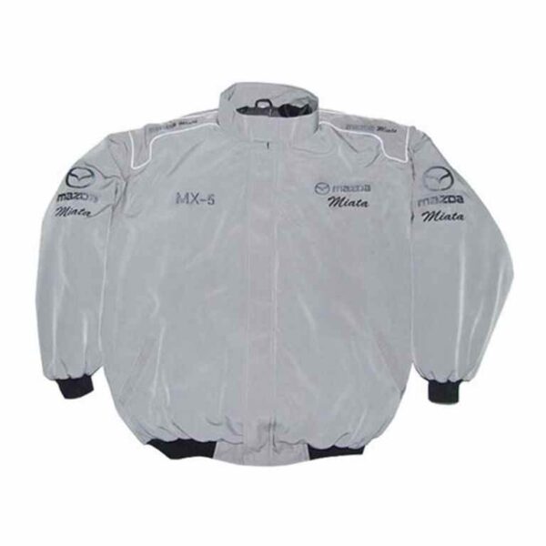 Mazda Miata MX-5 Racing Jacket Gray