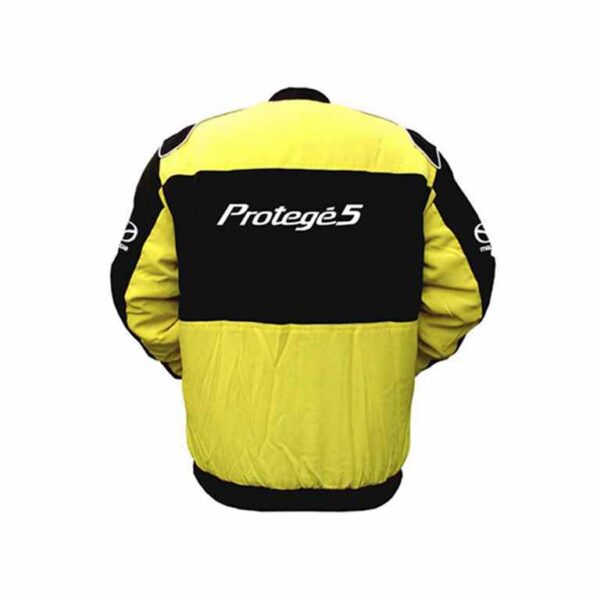 Mazda Protege 5 Racing Jacket Yellow and Black