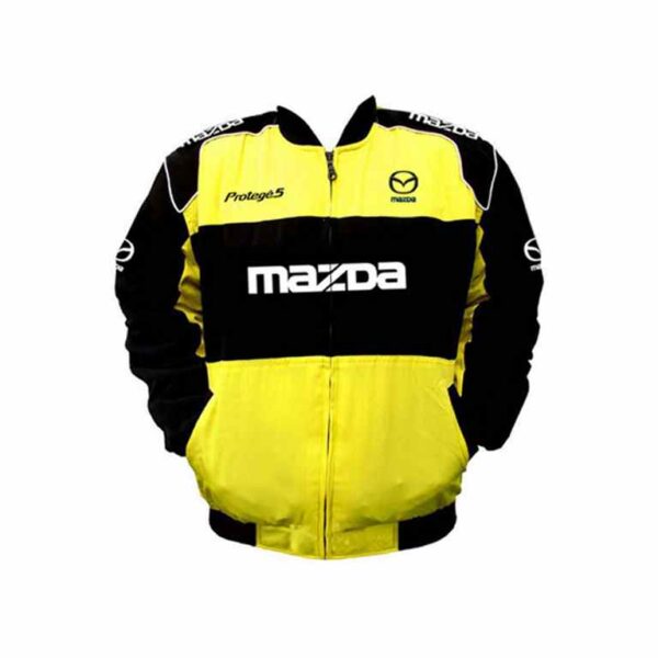 Mazda Protege 5 Racing Jacket Yellow and Black