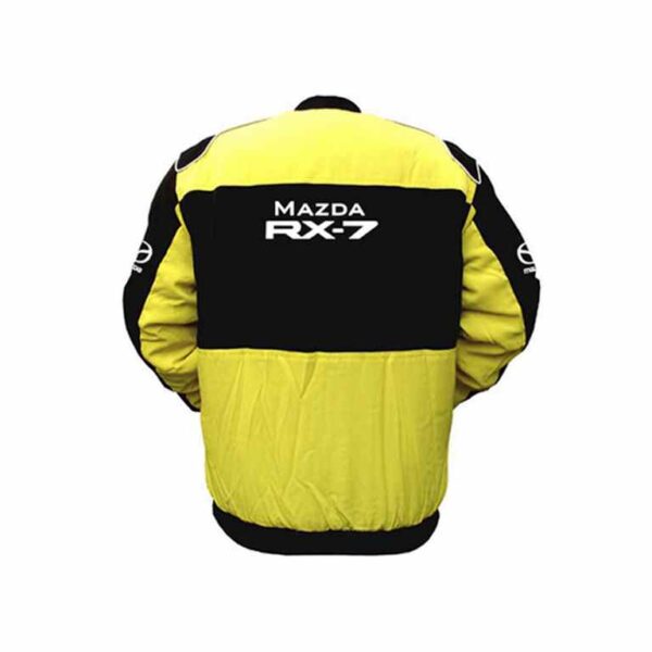 Mazda RX-7 Racing Jacket Yellow and Black