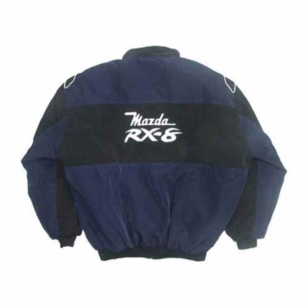 Mazda RX-8 Racing Jacket Black and Dark Blue