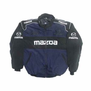 Mazda RX-8 Racing Jacket Black and Dark Blue