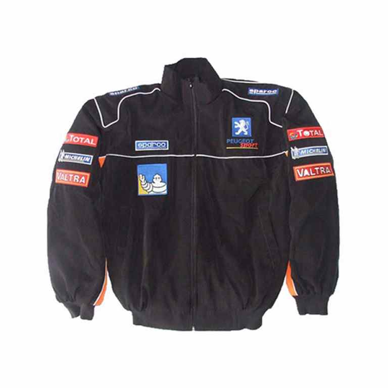 Peugeot Racing Jacket Black and Orange – Jackets and Shirts