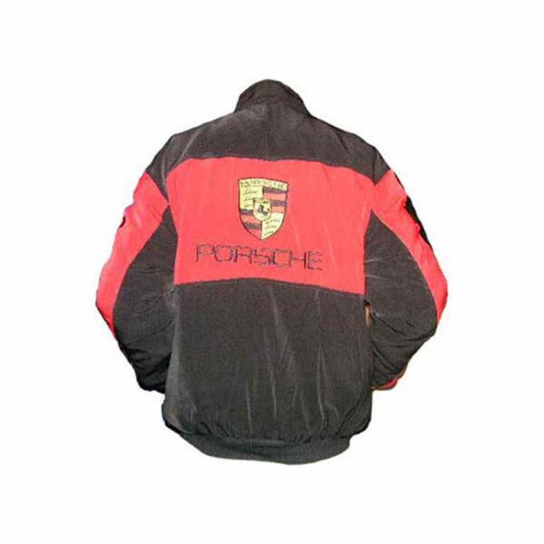 Porsche Racing Jacket Red and Black