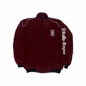 Rolls Royce Racing Jacket Maroon