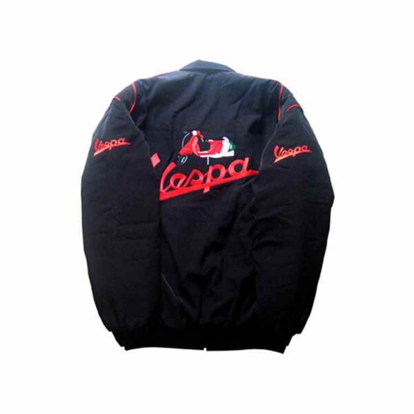 Vespa Motorcycle Jacket Black