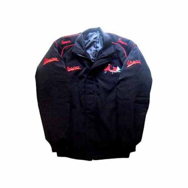 Vespa Motorcycle Jacket Black