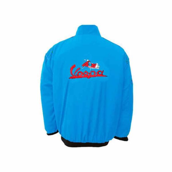 Vespa Motorcycle Racing Jacket Blue