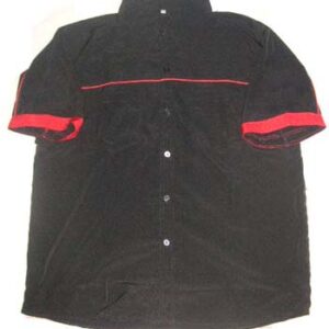 Jacketsandshirts Plain Black Red Racing Shirt