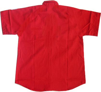 Jacketsandshirts Plain Red Racing Shirt