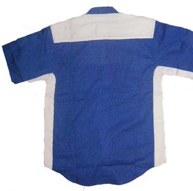 Jacketsandshirts Plain Racing Shirt Blue Pit Crew