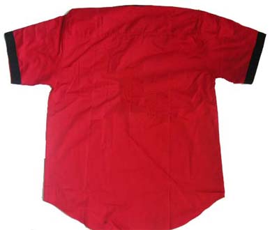 Jacketsandshirts Plain Red Black Racing Shirt