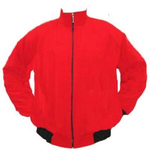 Plain Racing jacket Red