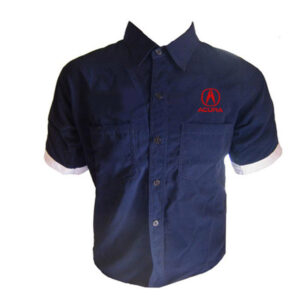 Jacketsandshirts Acura Crew Shirt Dark Blue and White