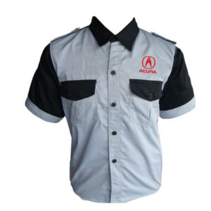 Jacketsandshirts Acura Crew Shirt Light Gray and Black