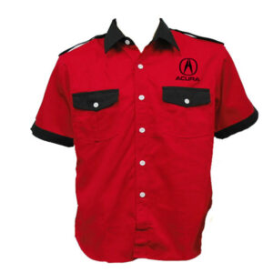 Jacketsandshirts Acura Crew Shirt Red and Black