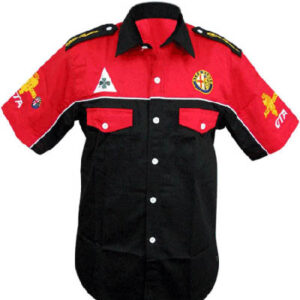 Jacketsandshirts Alfa Romeo Crew Shirt Red and Black