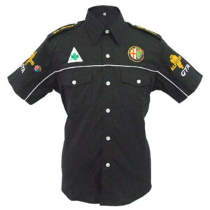 Jacketsandshirts Alfa Romeo Crew Racing Shirt Black