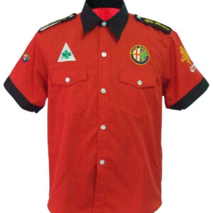 Jacketsandshirts Alfa Romeo GTA Crew Racing Shirt Red