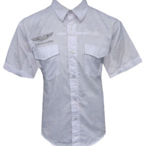 Jacketsandshirts Aston Martin Crew Racing Shirt White