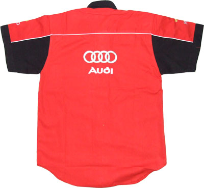 Jacketsandshirts Audi Crew Racing Shirt Red