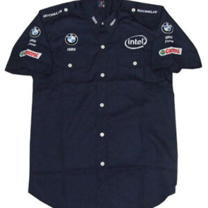 Jacketsandshirts BMW Petronas Crew Racing Shirt Dark Blue