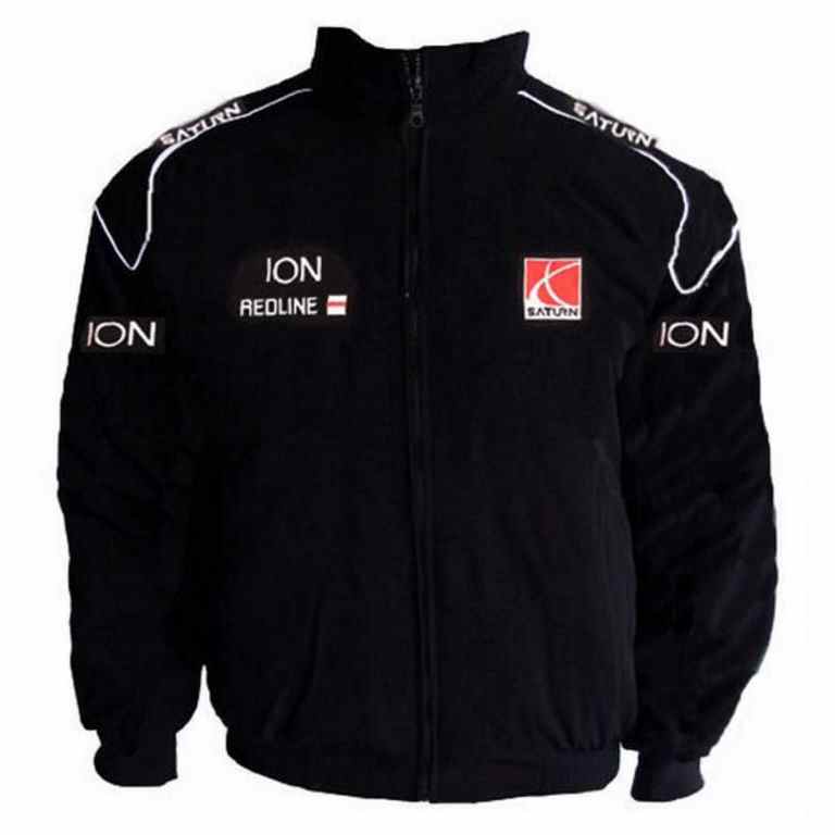 Black Racing Jacket with piping