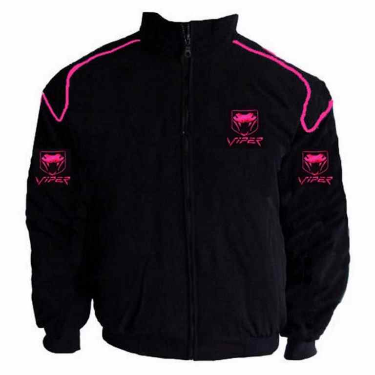 Black Racing Jacket with piping