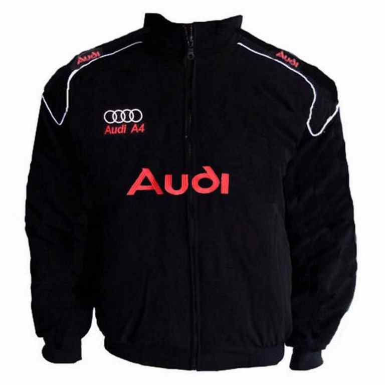 Black Racing Jacket with piping