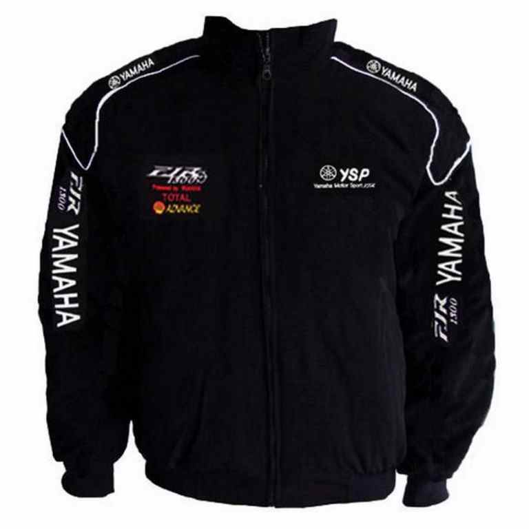 Black Racing Jacket with piping