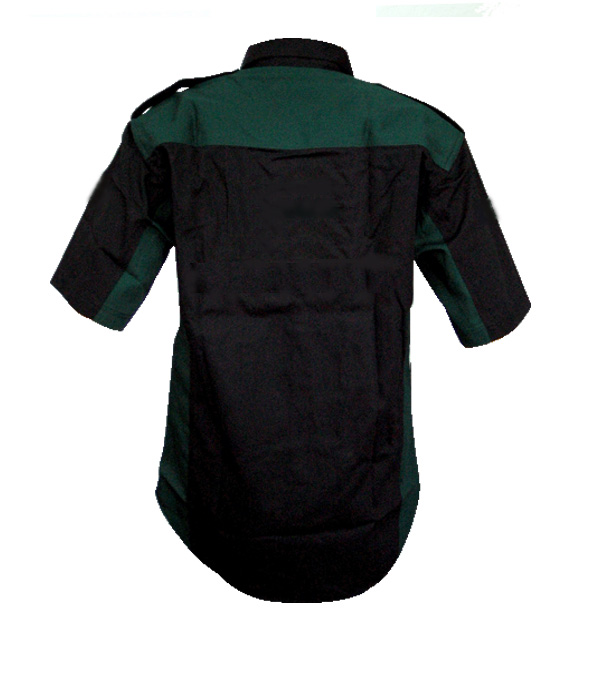 Jacketsandshirts Plain Black Dark Green Racing Shirt