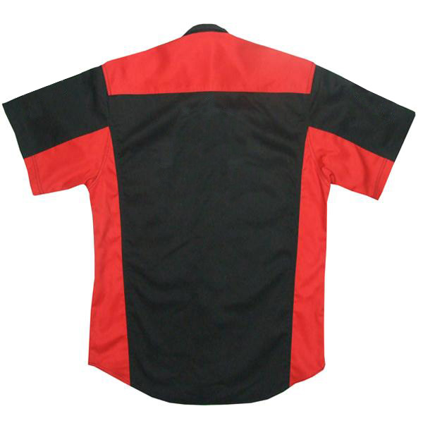 Jacketsandshirts Plain Red with Black Racing Shirt