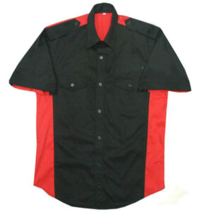 Jacketsandshirts Plain Red with Black Racing Shirt