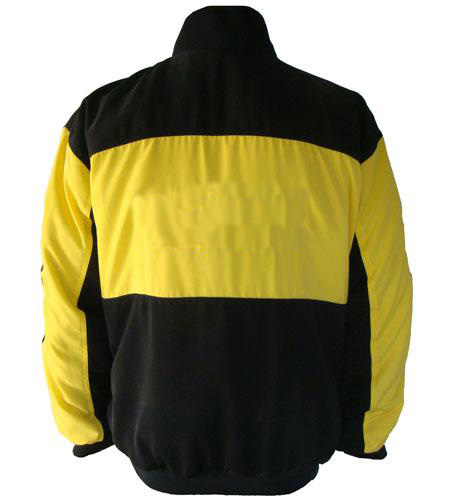 Black and Yellow Plain Racing Jacket