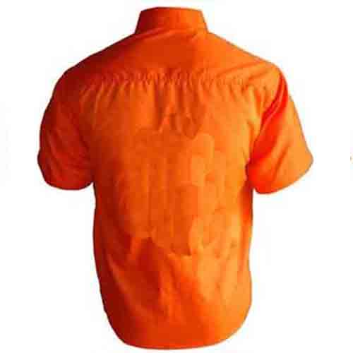 Jacketsandshirts Plain Orange Racing Shirt