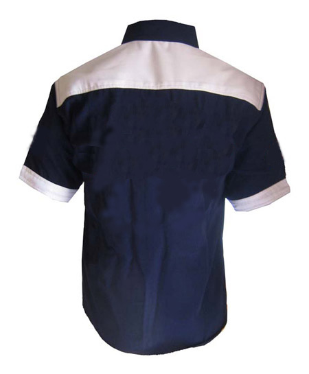 Jacketsandshirts Pit Crew Racing Shirt Blue